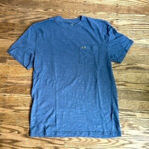 Vineyard Vines Men's Cotton T shirt Whale Blue Size Small EUC